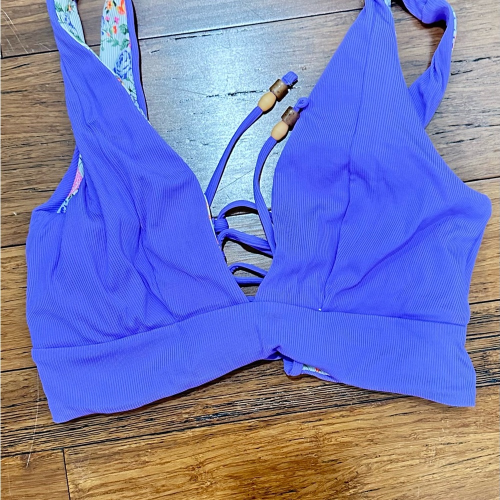 Maaji Purple Bikini Top
